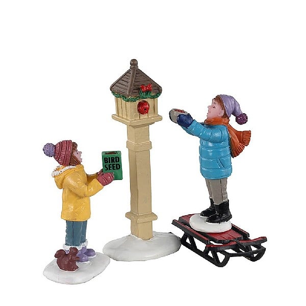 Lemax The Bird Feeders (Set Of 3)