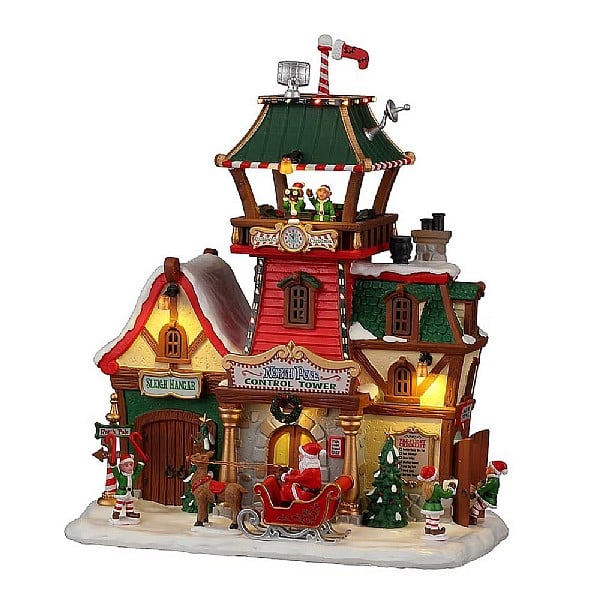 Lemax North Pole Control Tower