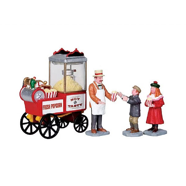 Lemax Popcorn Seller (Set Of 4)