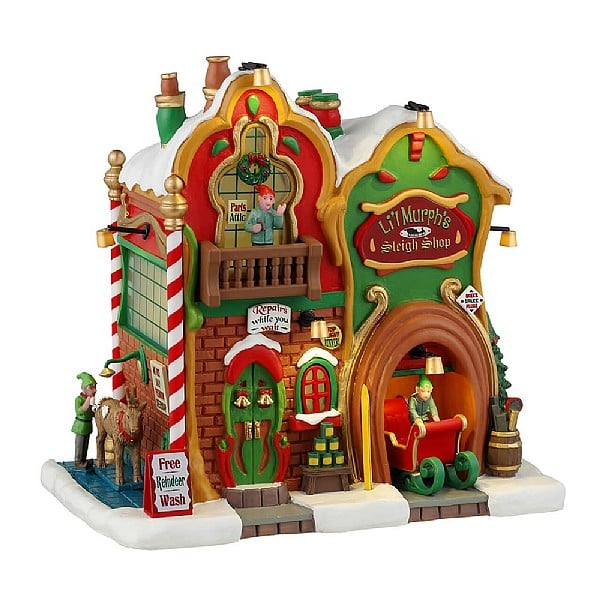 Lemax Li'l Murph's Sleigh Shop