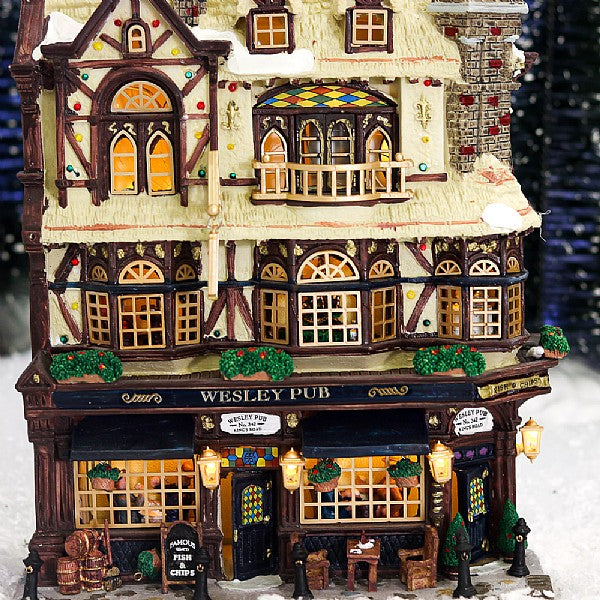 Lemax Wesley Pub