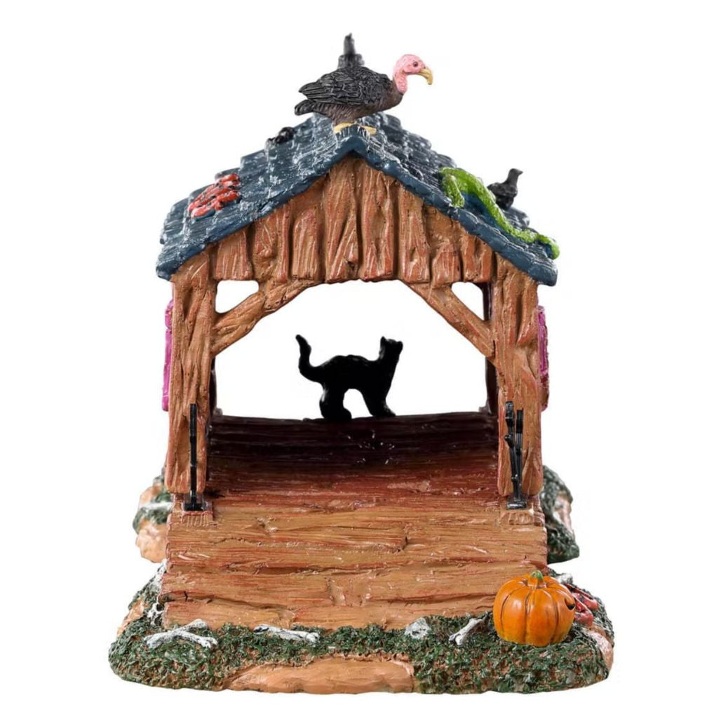 Lemax - Spookytown - Creepy Covered Bridge