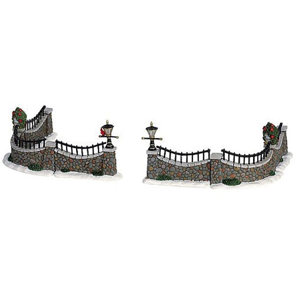 Lemax Stone Wall (Set Of 6)