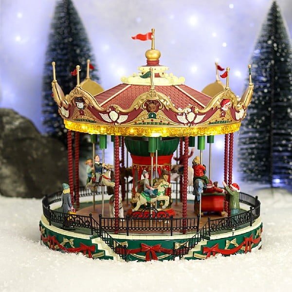 Lemax Santa Carousel