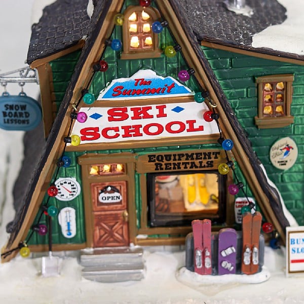 Lemax The Summit Ski School