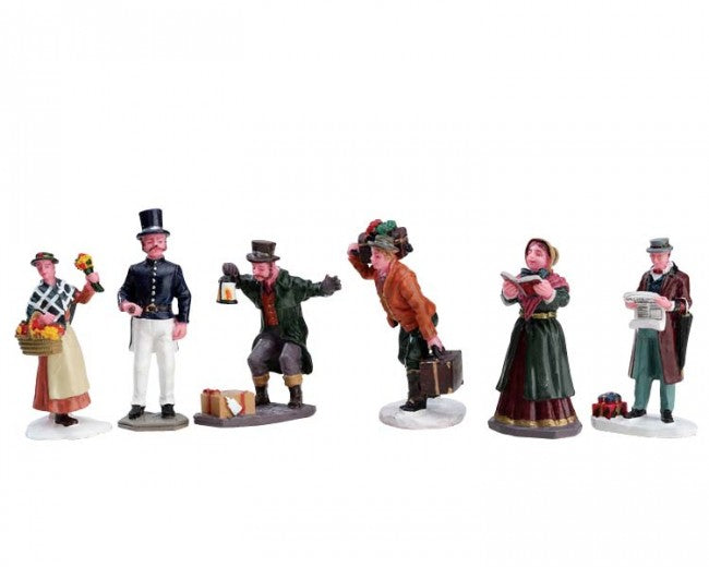 Lemax Townsfolk - Set Of 6 People