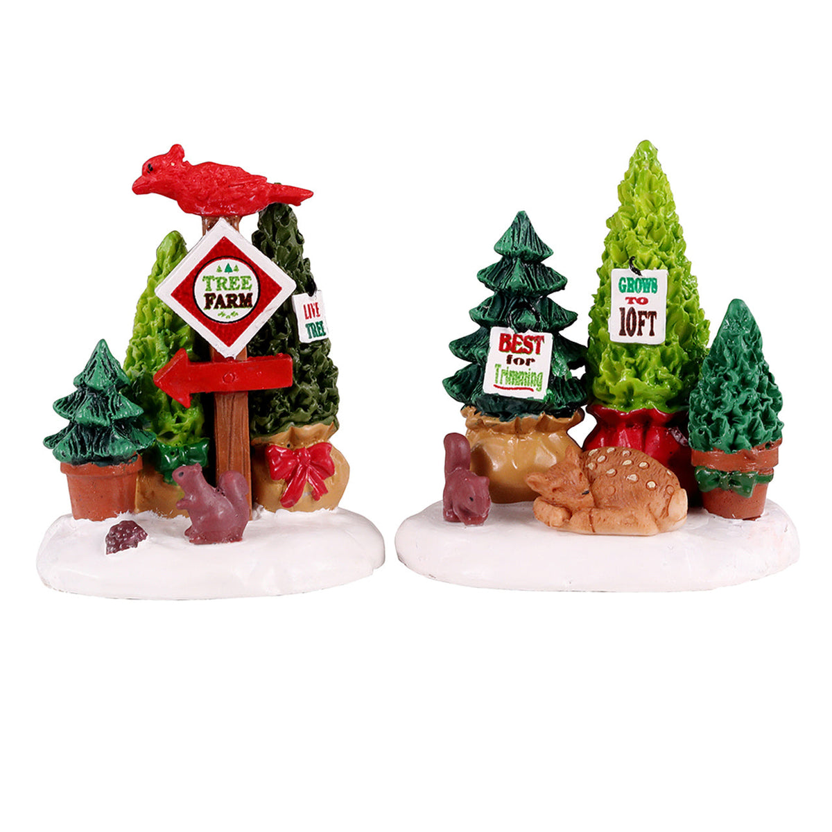 Lemax Tree Farm Display - 2 Piece Set