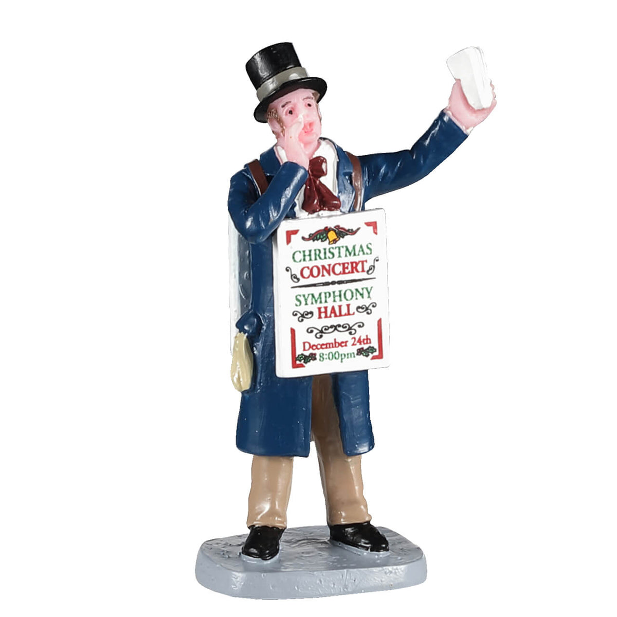 Lemax Christmas Concert Sandwich-sign Man
