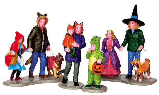 Lemax Trick Or Treating Fun - 4 Piece Set