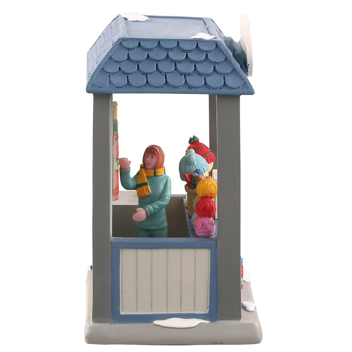 Lemax Christmas Market Booth - Knit & Needle Yarn Shop - Openstock
