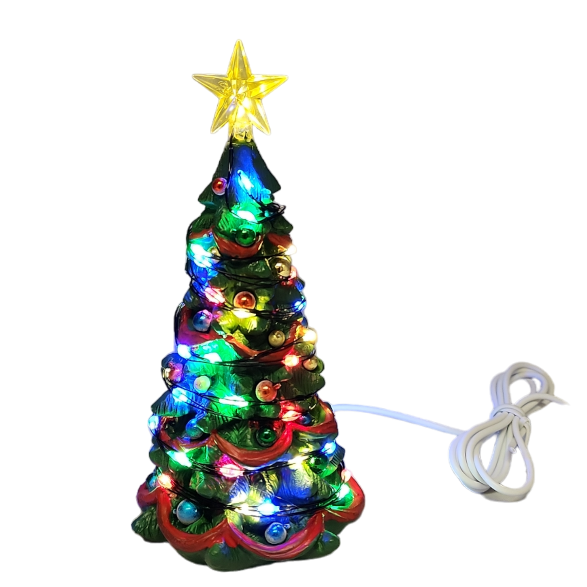 Lemax Joyful Christmas Tree - Lighted - 5 Inch