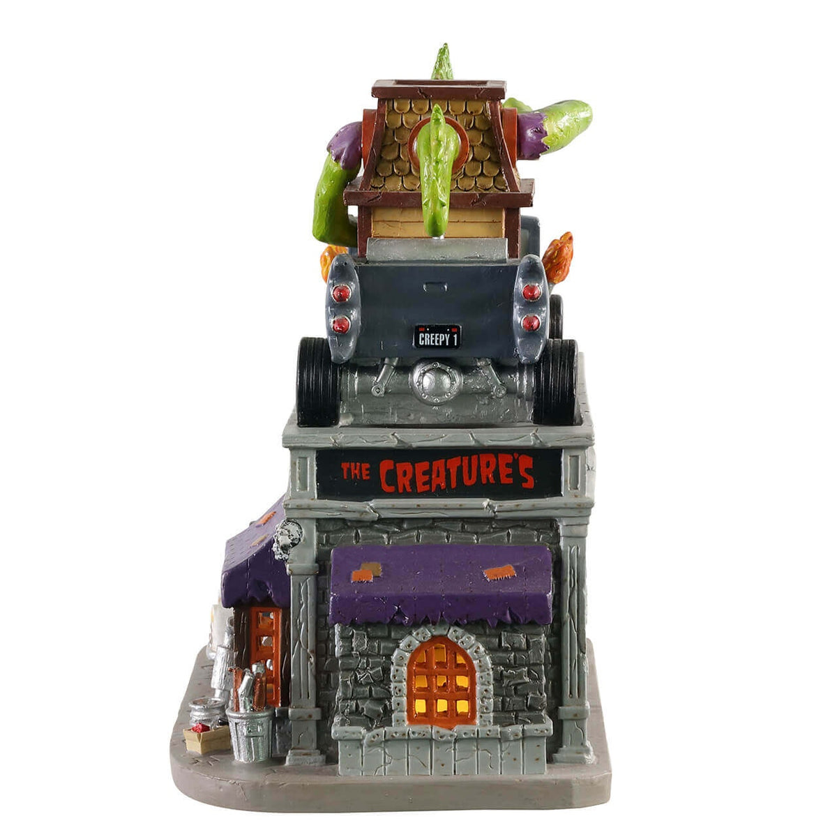 Lemax Creature's Custom Hot Rod Shop