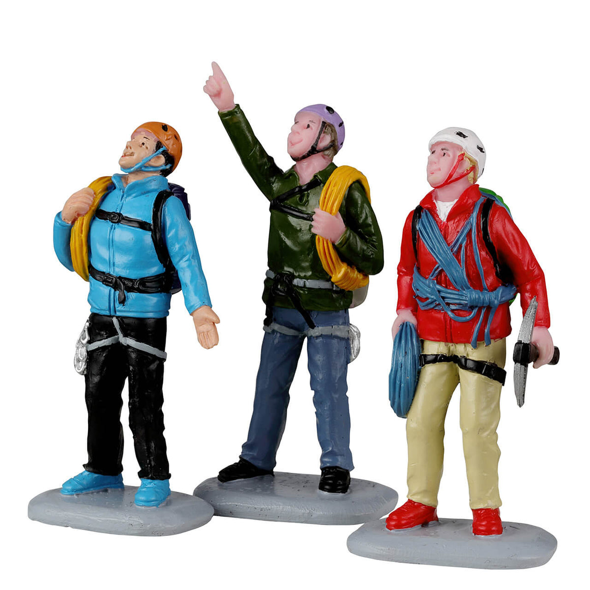 Lemax Vertical Mountain Climbers - 3 Piece Set