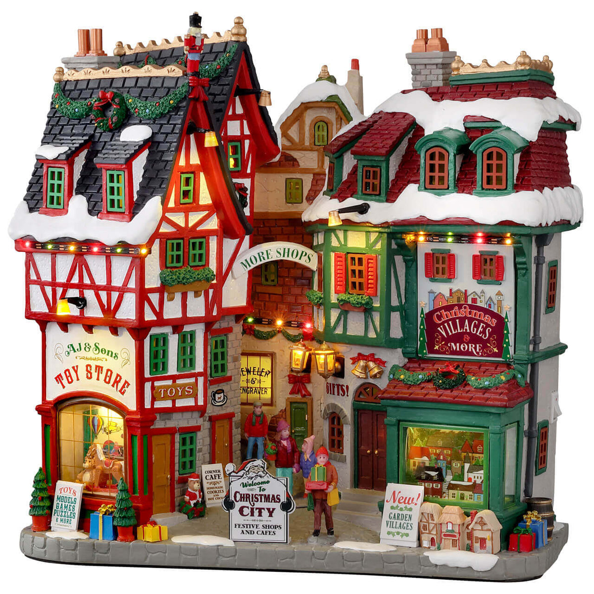 Lemax Christmas City Facade