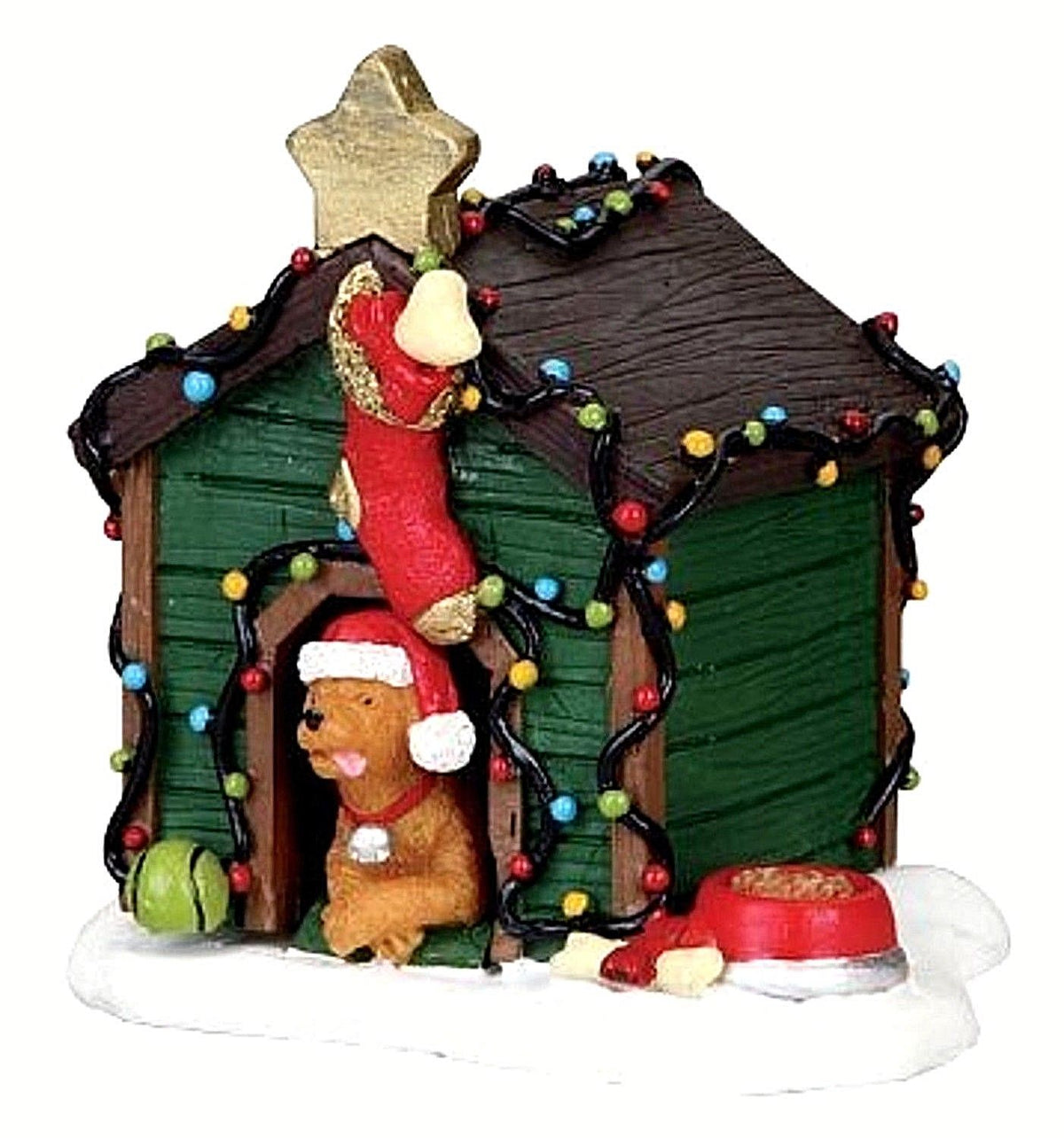 Lemax Decorated Light Doghouse