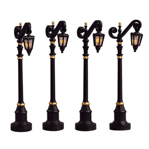 Lemax Colonial Street Lamp - Set Of 4