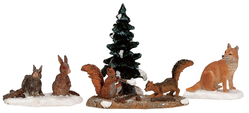 Lemax Village Woodland Animals - 4 Piece Set
