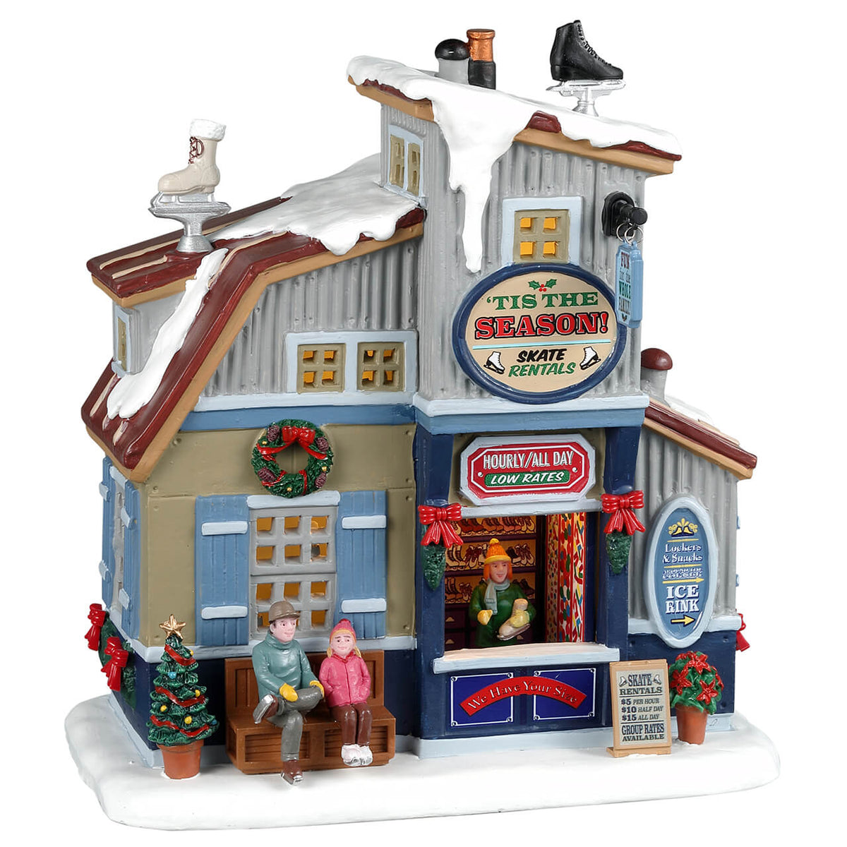 Lemax 'Tis The Season Skate Rentals