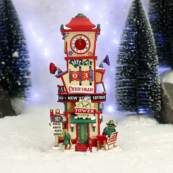  Lemax Christmas Countdown Clock Tower
