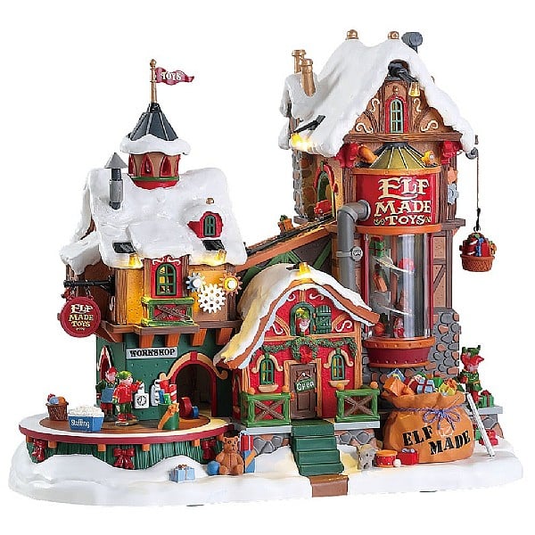  Lemax Elf Made Toy Factory
