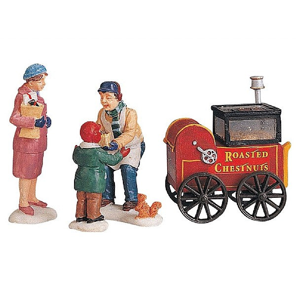  Lemax Roasted Chestnut Stand (Set Of 4)