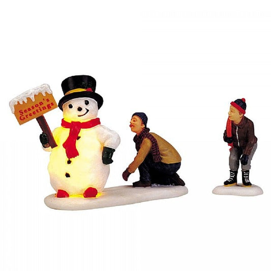  Lemax Frosty's Friendly Greeting (Set Of 2)