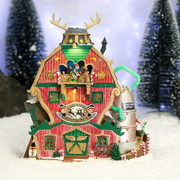  Lemax Santa's Reindeer Training Academy