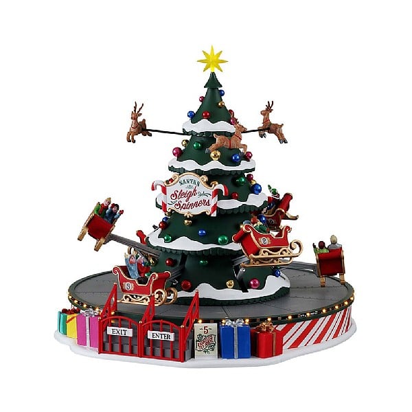  Lemax Santa's Sleigh Spinners