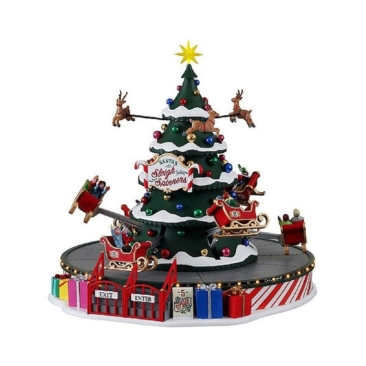  Lemax Santa's Sleigh Spinners
