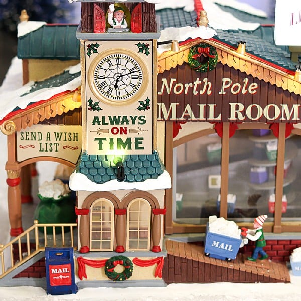  Lemax North Pole Mail Room