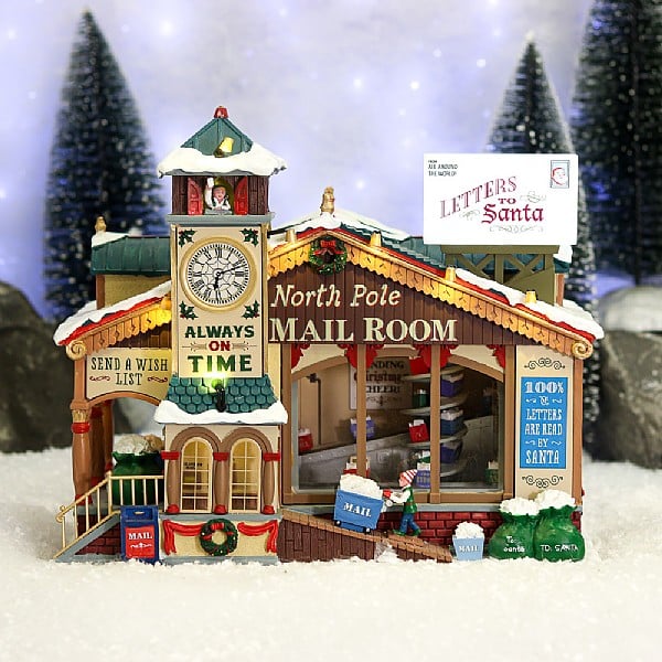  Lemax North Pole Mail Room