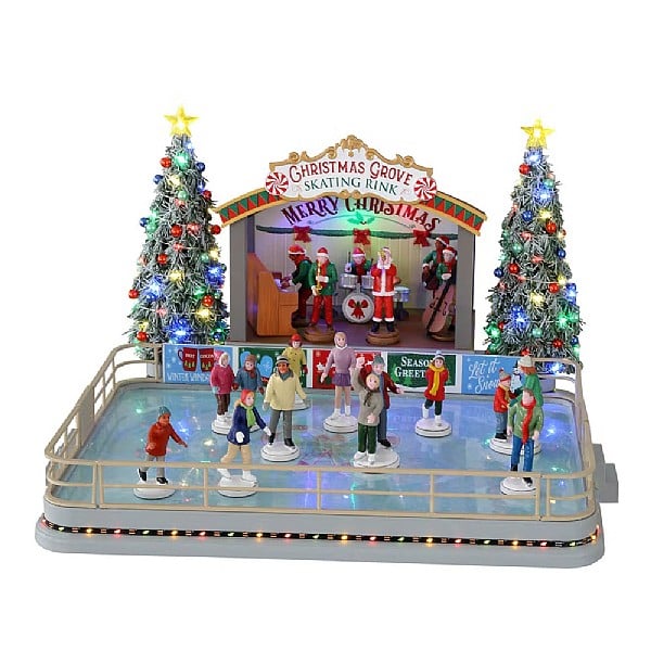  Lemax Christmas Grove Skating Rink