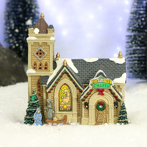  Lemax Mistletoe Chapel