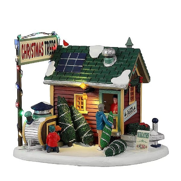  Lemax Tiny House Tree Lot (4.5V)