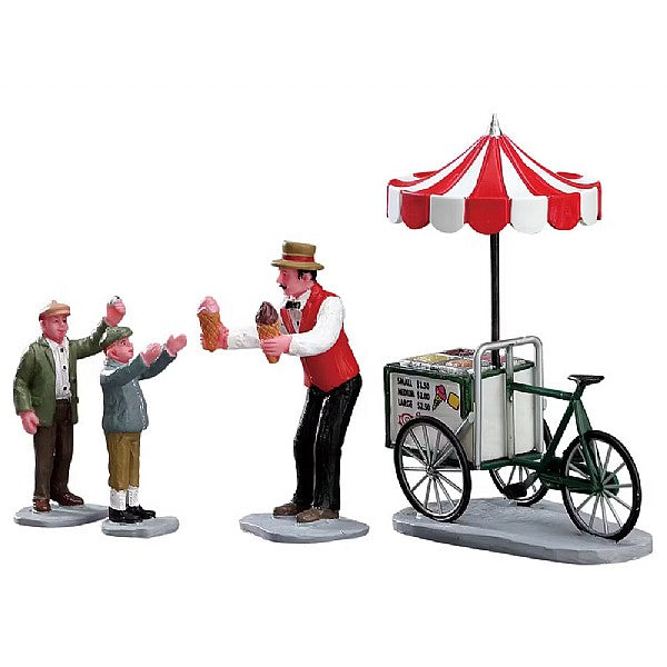  Lemax Gelato Cart (Set Of 4)