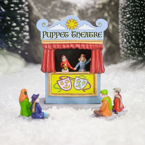  Lemax Puppet Theatre Set Of 3