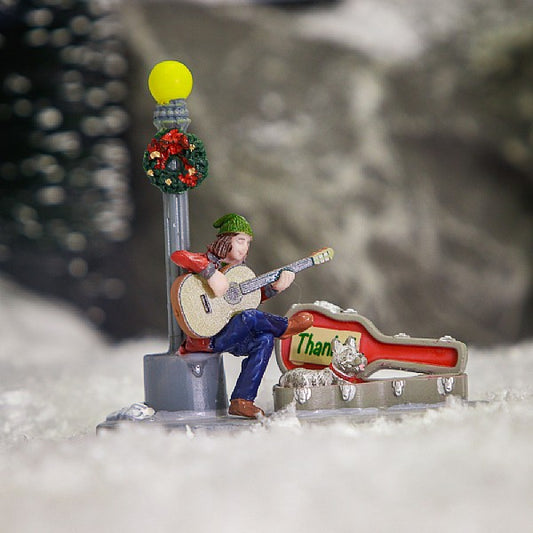  Lemax Downtown Busker