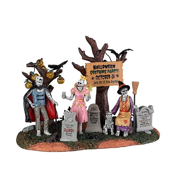  Lemax Graveyard Costume Party