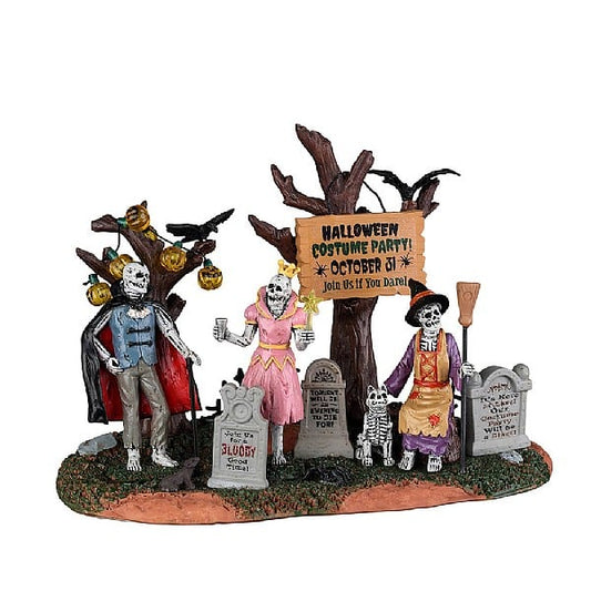  Lemax Graveyard Costume Party