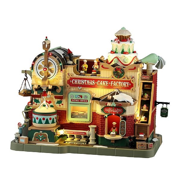 Lemax Christmas Cake Factory