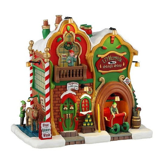  Lemax Li'l Murph's Sleigh Shop