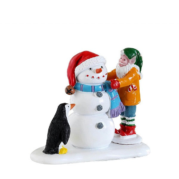  Lemax Building A Snowman