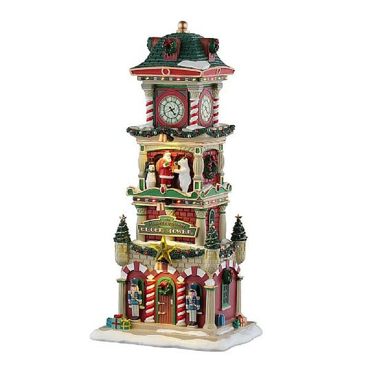  Lemax The Village Square Clock Tower