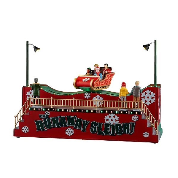 Lemax The Runaway Sleigh