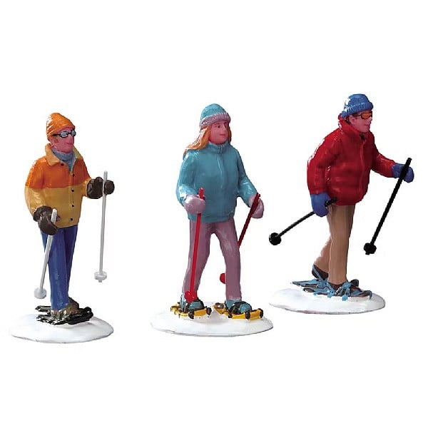  Lemax Snowshoe Walkers