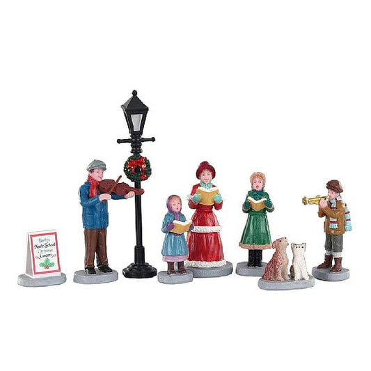  Lemax Baily's Music School Carolers Set Of 8