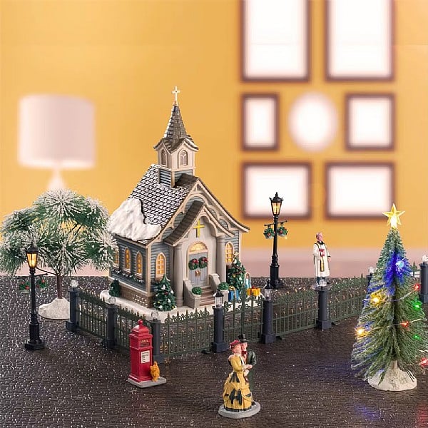  Lemax Small Town Church Set