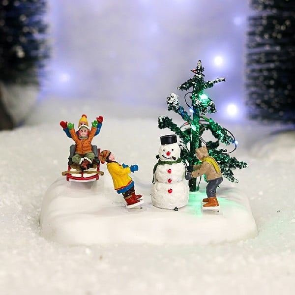  Lemax Frolic In The Snow (Battery Operated)