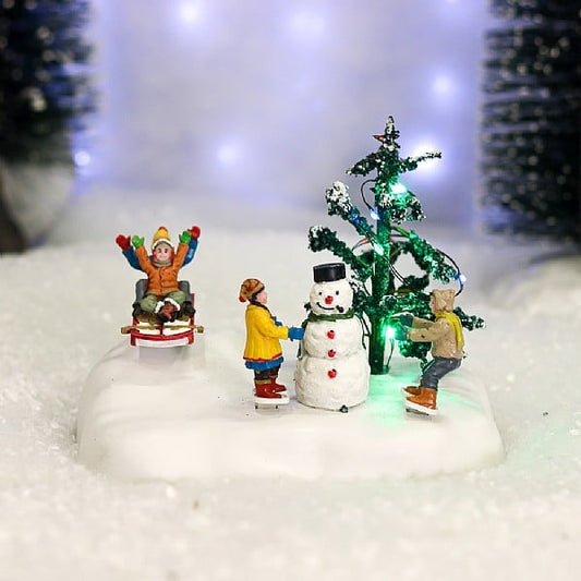  Lemax Frolic In The Snow (Battery Operated)