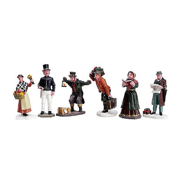  Lemax Townsfolk Figurines (Set Of 6)